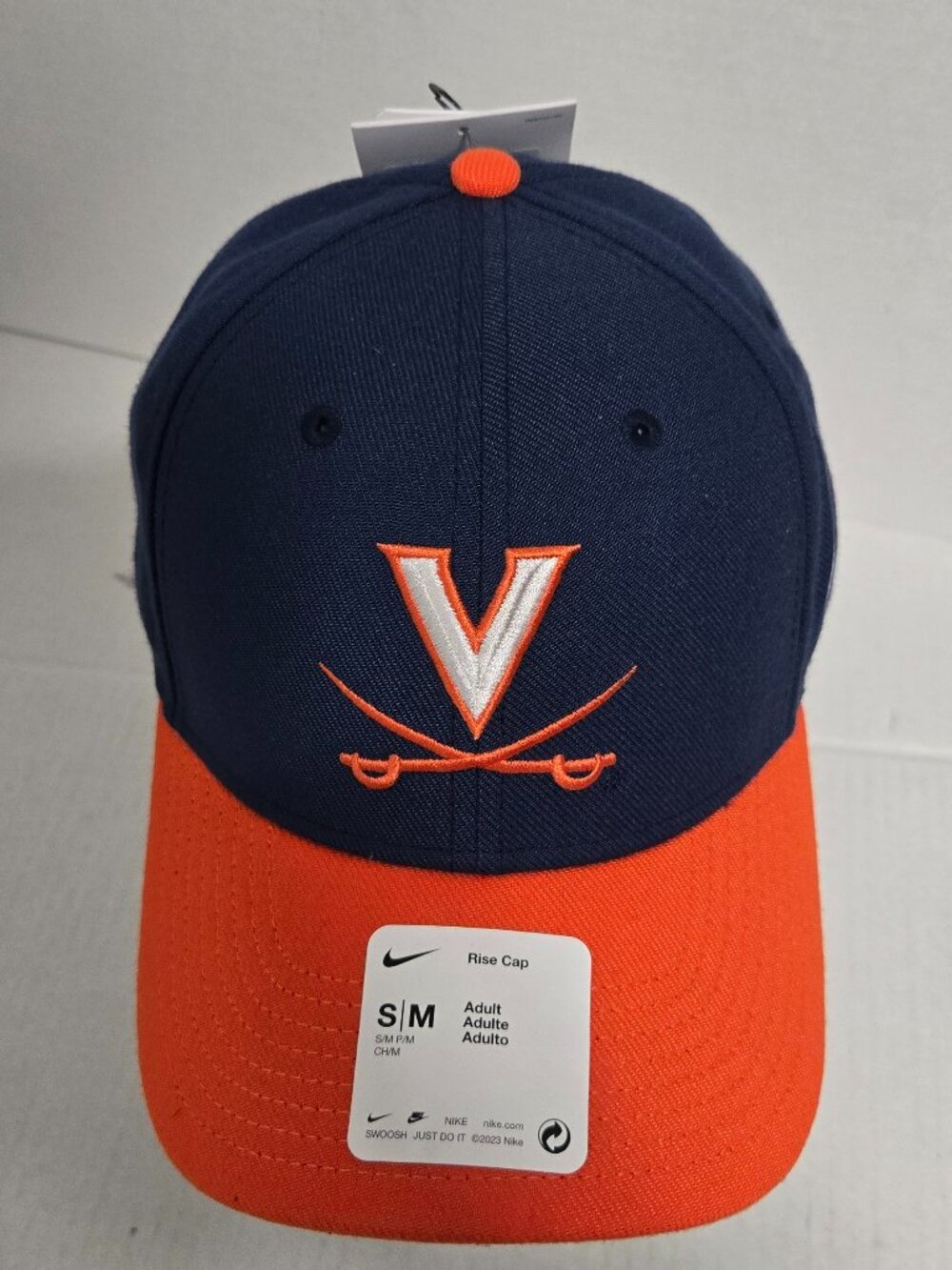 🧢 Nike Virginia Cavaliers Dri-FIT Rise Cap – S/M – NWT 🏈🔥